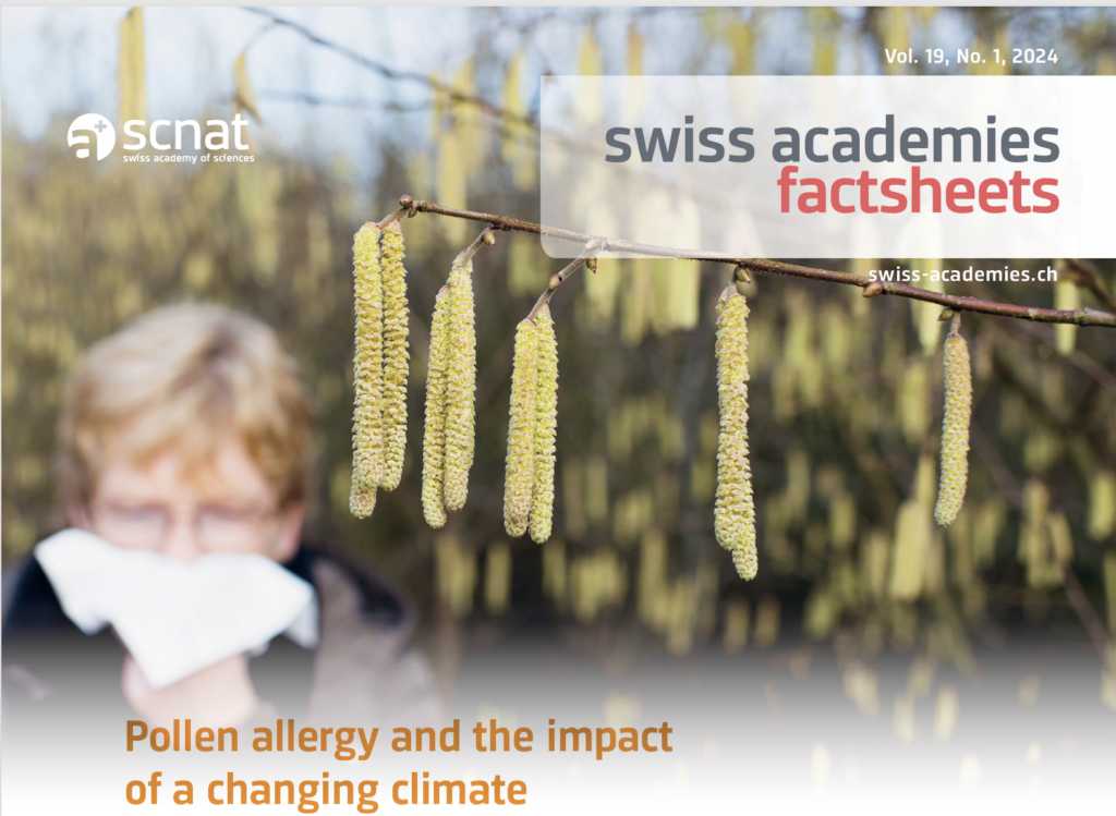 scnat factsheet pollen allergy and climate